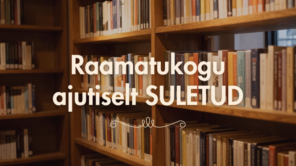 Raamatukogu ajutiselt suletud