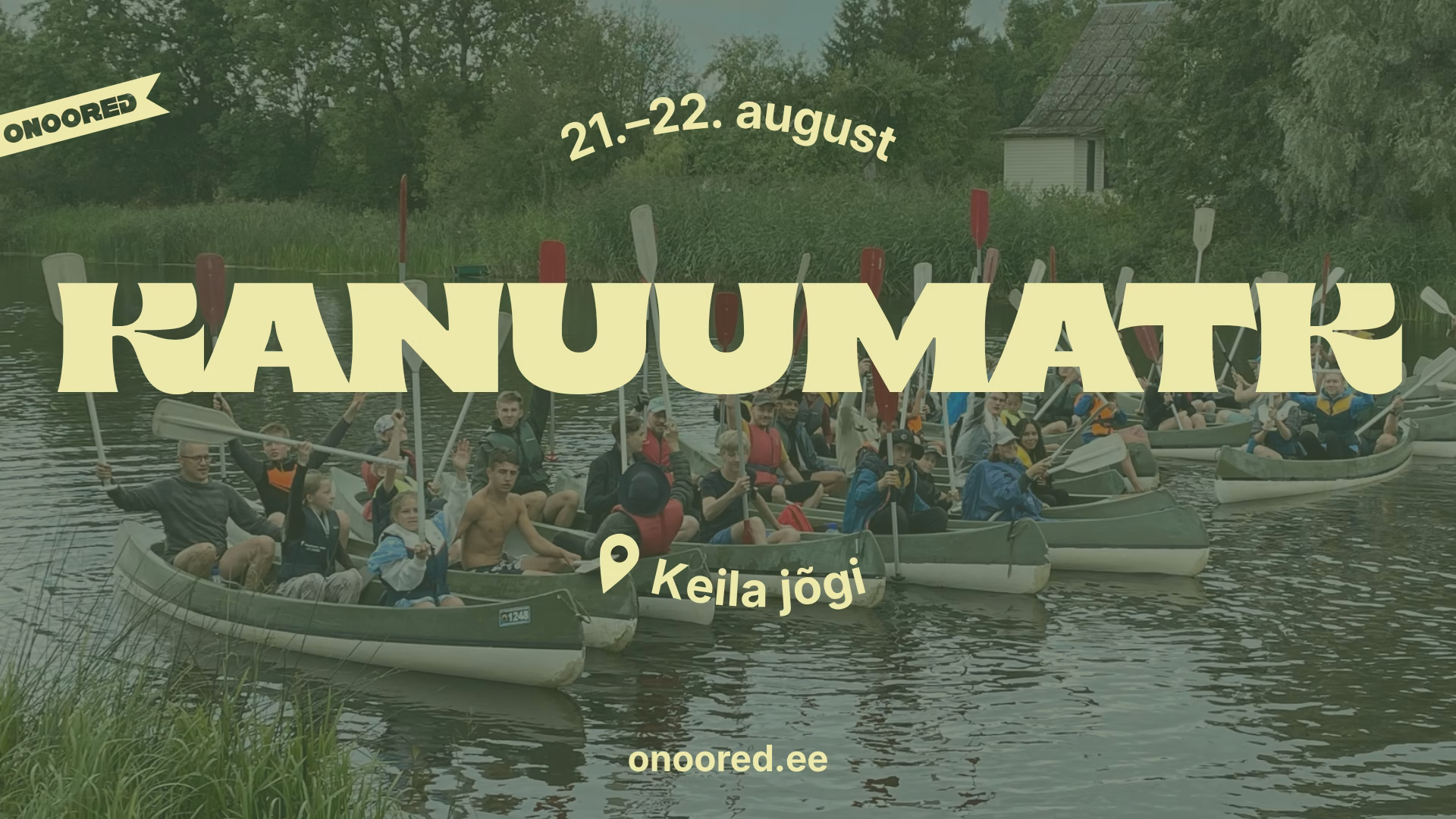 Noorte kanuumatk 21.–22. august